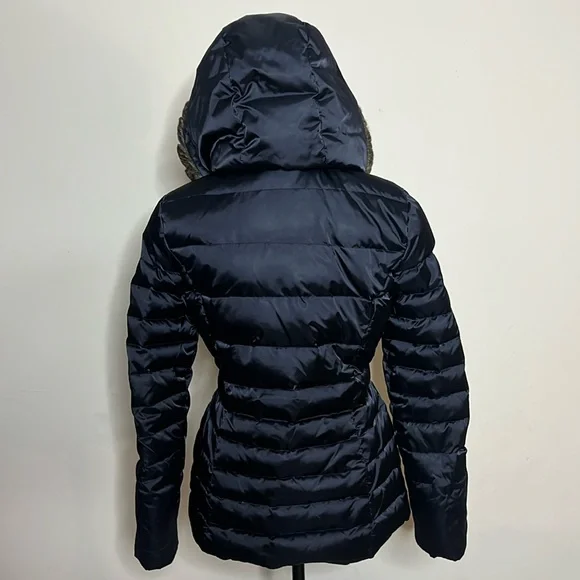 Black Puffer Girl Winter Jacket - Picture 3 of 12